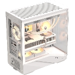Компьютерный корпус Formula V Line Crystal U9 PA White, ATX, TYPE-C*1, USB3.0*2, Curved Glass, SIDE 3x PERFORMANCE ARGB, REAR 1x PERFORMANCE ARGB, фото5