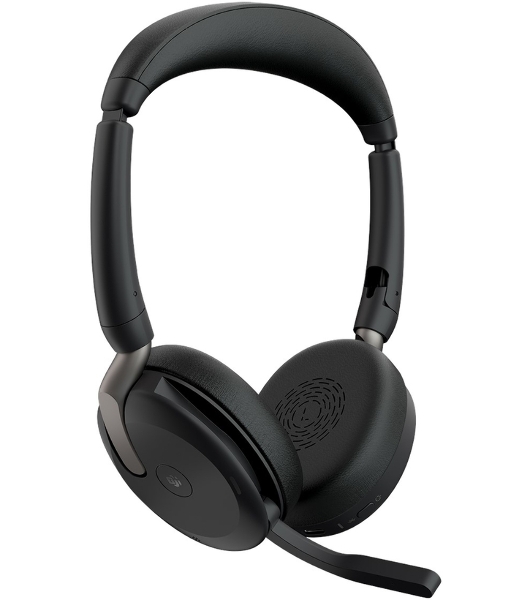 Гарнитура Jabra Evolve2 65 Flex чёрный, беспроводная, Bluetooth, до 32 ч