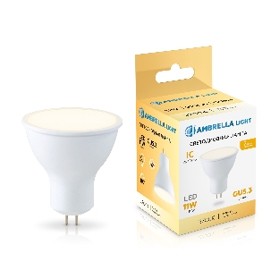 Лампа светодиодная	Ambrella light 161103 LED MR16 11W IC GU5.3 2700K 175-265V