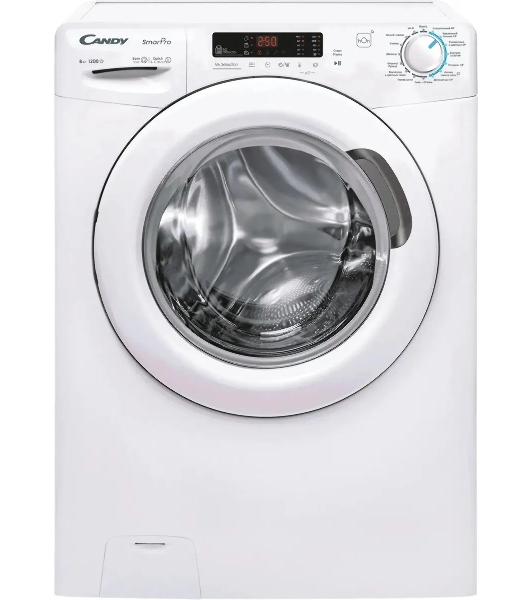 Стиральная машина Candy CSH44283DW/2-07 белый, загрузка фронтальная 8кг, 1200 об/мин., класс: А