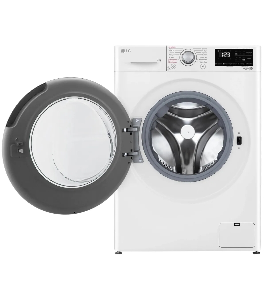 Стиральная машина LG F2V3HS4W белый, загрузка фронтальная 7 кг, 1200 об/мин., класс: A