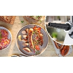 Мясорубка электрическая Bosch MFWS609W белый/черный, 2100 Вт, 3.5 кг/мин, реверс, насадки - 4, фото5