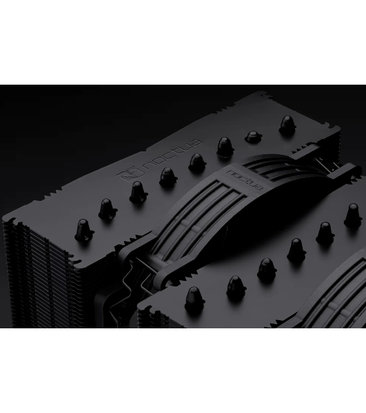 Вентилятор корпусной Noctua NF-A14x25r G2 PWM chromax.black, 140 мм, 1500 об/мин, 22.8 дБ, 4-pin PWM, без подсветки, черный