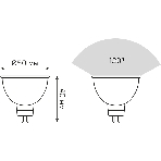 Лампа светодиодная Gauss Elementary 13511 11Вт цок.:GU5.3 софит 180B св.свеч.бел.теп. MR16 (упак.:10шт), фото6
