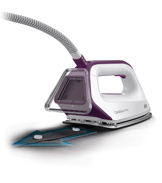 Парогенератор Braun IS3155VI SS фиолетовый/белый, 2400 Вт, 125 г/мин, 430 г/мин, 2000 мл
