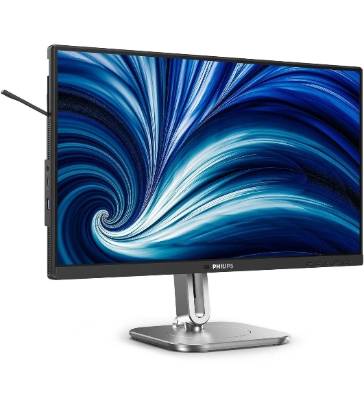 Монитор 23.8' Philips 24B2N4200 IPS 1920x1080, 120 Гц, 4 мс, 16:9, 300 кд/м², HDMI 1.4, DP 1.2, USB Hub (4x USB 3.2), динамики (2x2 Вт), 3.5 Jack, Adaptive-Sync, черный