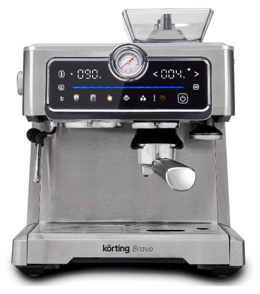 Кофемашина Korting KCM 1013 SA Bravo, нержавеющая сталь