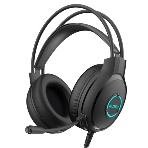 Гарнитура A4Tech Fstyler FH300U чёрный, проводная, USB, подсветка, фото 1