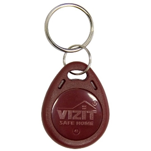 Ключ VIZIT RF3.1 (RFID-1356 МГц) Обеспечивает дополнительную защиту несанкционированного администрирования системы доступа