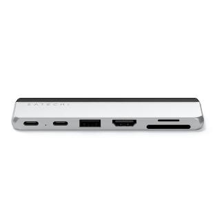 USB-концентратор двойной Satechi ST-HSP9P, USB Type-C, USB Type-C/SDXC/SDHC/SD/micro SD/USB/HDMI, USB