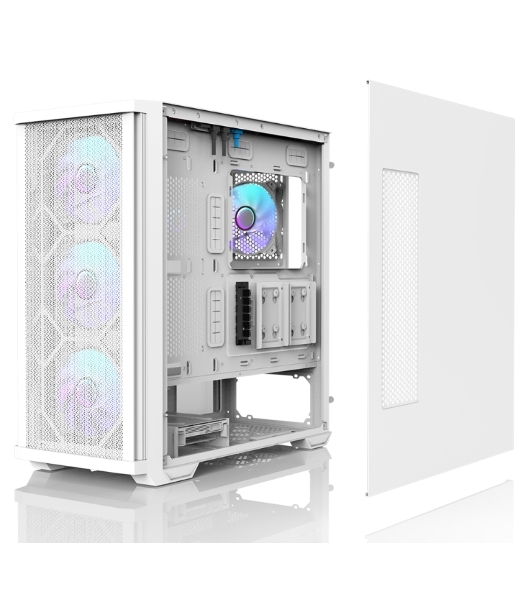Компьютерный корпус MidiTower Zalman Z10 DUO White (без блока питания) (Zalman Z10 DUO White)