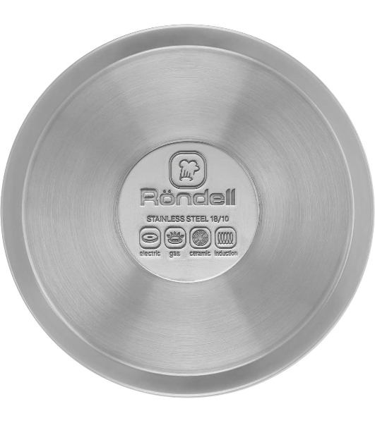 Набор Rondell RDS-1315, 5 предм: Кастрюли б/кр 16 см (1,4 л), 20 см (2,8 л), сковороды б/кр 26x5 см, 28x5 см, съемная