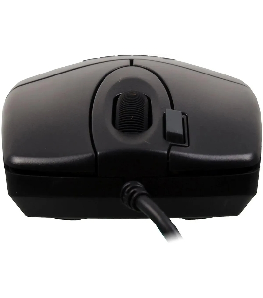 Мышь проводная A4Tech OP-620DS черный, 1000 dpi, USB, кнопки - 4