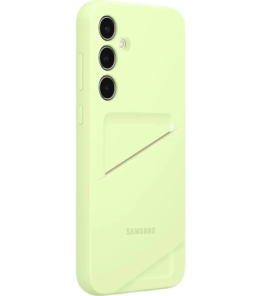 Чехол (клип-кейс) Samsung для Samsung Galaxy A35 Card Slot Case A35 лайм (EF-OA356TMEGRU)