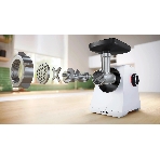 Мясорубка электрическая Bosch MFWS609W белый/черный, 2100 Вт, 3.5 кг/мин, реверс, насадки - 4, фото8