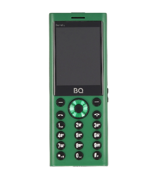 Мобильный телефон BQ 2458 Barrel L зеленый/черный