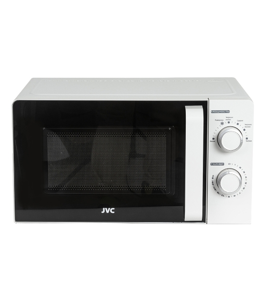 Микроволновая печь JVC JK-MW120M белый, 20 л, 700 Вт, переключатели - поворотный механизм