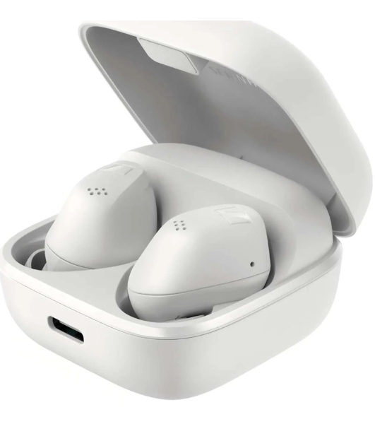 Наушники TWS Sennheiser Accentum True Wireless белый, внутриканальные, Bluetooth, гибридное активное шумоподавление, до 8 ч