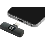 Петличный микрофон Defender Talky-137 wrls, черный, на прищепке, 1шт, фото2