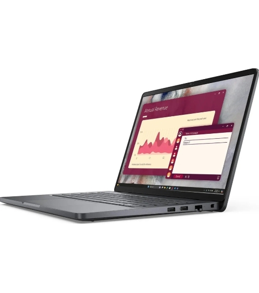 Ноутбук Dell Pro 14 Core Ultra 7 255U 16Gb SSD512Gb Intel Graphics 14' WVA FHD+ (1920x1200) Linux grey WiFi BT Cam (PRO14-7653)