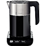 Электрочайник Bosch TWK8613 черный/серебристый, 1.5 л, 2400 Вт, скрытый нагревательный элемент, поддержание температуры, фото 1