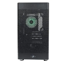 Компьютерный корпус mATX Eurocase M08 ARGB черный без БП закаленное стекло USB 3.0, фото 1