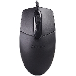 Мышь проводная A4Tech OP-720S черный, 1200 dpi, USB, кнопки - 3, фото 1