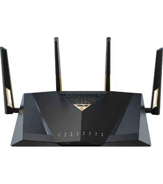 Маршрутизатор ASUS RT-BE88U, черный/желтый, 90IG08V0-MO3N0V