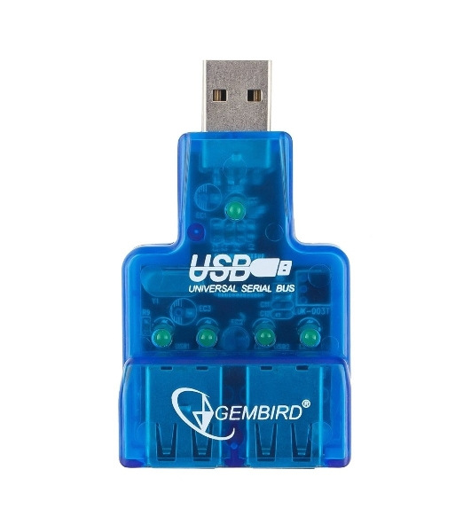 USB-концентратор Gembird UHB-CN224, USB 2.0, Mini USB 2.0 4-port, USB