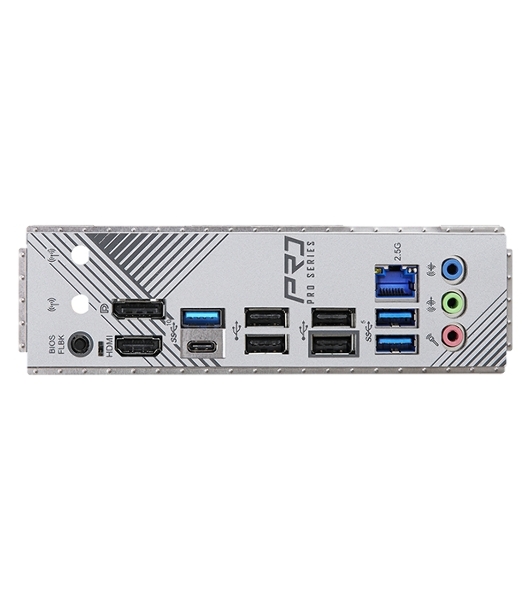 Материнская плата ASRock B650M PRO RS, AM5, AMD B650, 4xDDR5, 4xSATA, 3xM.2, 1xPCIe 4.0 x16, 1xPCIe 3.0 x4, 1xDP, 1xHDMI, 1x2.5Gb LAN, 1xUSB-C 10Gbps, 1xUSB-A 10Gbps, 2xUSB-A 5Gbps, 4xUSB-A 2.0, 3x3.5 мм, 7.1, mATX