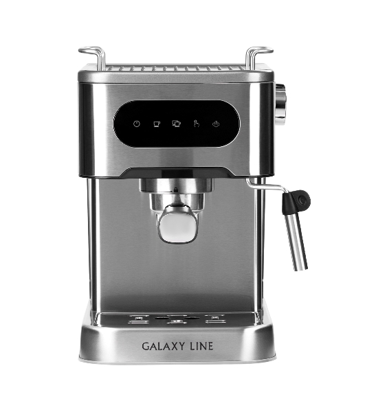 Кофеварка рожковая Galaxy Line GL 0761 серый, исп. кофе - молотый, 1,5 л, 1500 Вт, 20 бар