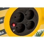 Катушка IEK WKP23-06-04-30, УК30 с т/з 4 места 2Р/30м 2х0,75 мм2 'Garden', фото2