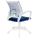 Кресло Бюрократ CH-W695NLT TW-05N TW-10N темно-синий, сетка/ткань, 120 кг, механизм качания, фото3