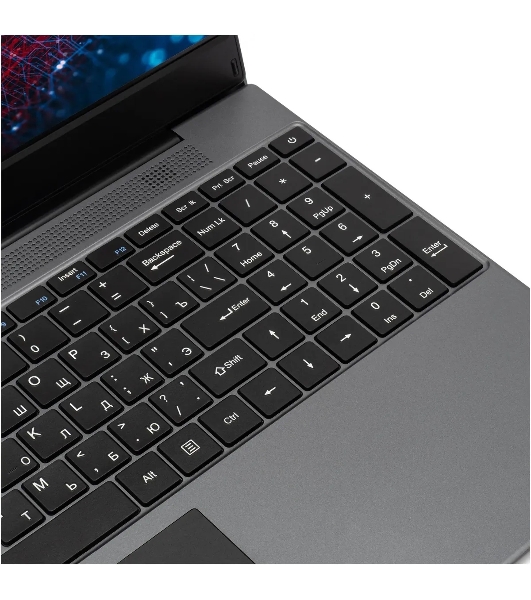 Ноутбук IRU Tactio 15PHR Ryzen 5 7430U 8Gb SSD256Gb AMD Radeon Graphics 15.6' IPS FHD (1920x1080) FreeDOS black WiFi BT Cam 4000mAh (2150143)