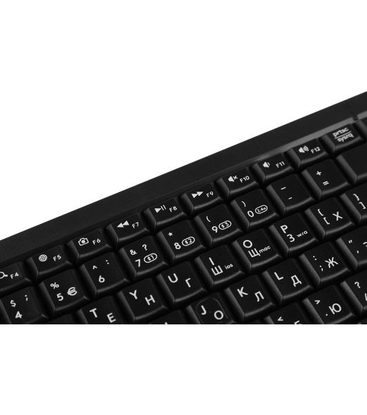 Клавиатура беспроводная A4Tech Fstyler FBK11, USB, Bluetooth/Радиоканал, черный/серый