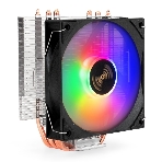 Кулер ExeGate Wizard EXX400V3-PWM.FRGB алюминий/медь, 1800 об/мин, 33 дБ, 4 pin, 140 Вт, фото 1