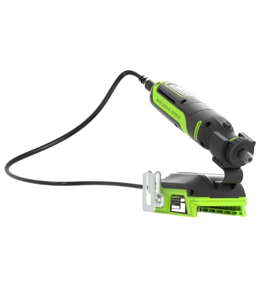 Прямошлифовальная машина (гравер) аккумуляторный GreenWorks G24RT, 24V, бесщеточный, с принадлежностями 52 шт., без АКБ и ЗУ (3200807)
