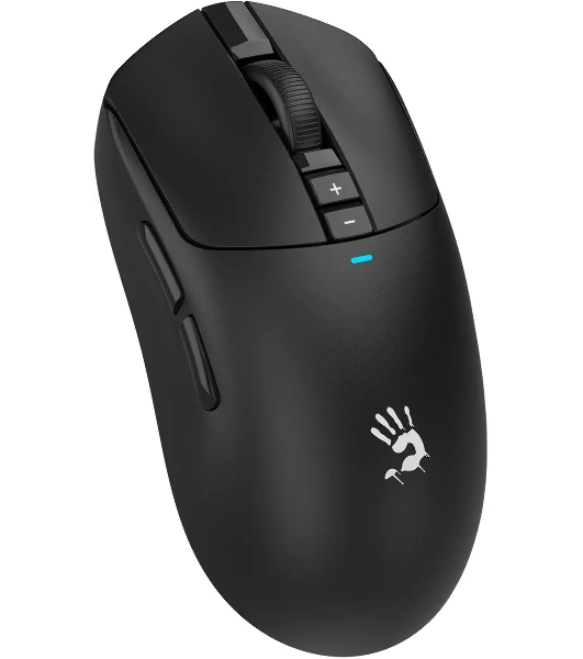 Мышь беспроводная/проводная A4Tech Bloody R72 Ultra черный, 20000 dpi, радиоканал, USB-C, кнопки - 7