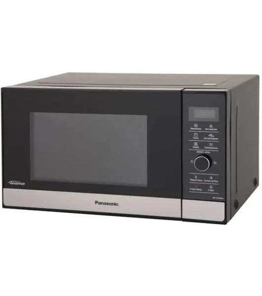 Микроволновая печь Panasonic NN-GD38HSZPE черный, 23 л, 1000 Вт, переключатели - сенсор, поворотный механизм