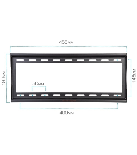 Кронштейн для телевизора Arm Media STEEL-4 черный 22'-65' макс.35кг настенный наклон