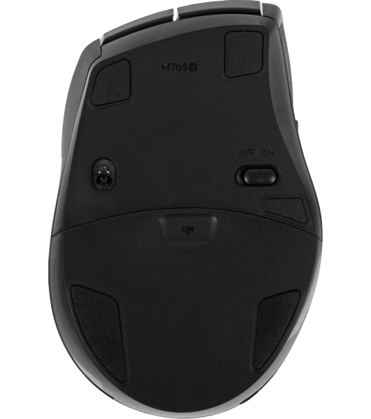 Мышь беспроводная Logitech M705 черный, 1000 dpi, радиоканал, USB, кнопки - 7
