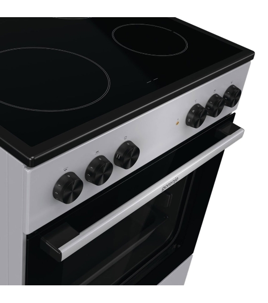 Плита электрическая Gorenje GEC6A11SG серый, конфорок 4 электрических, духовка 65 л, 60 см x 85 см x 60 см