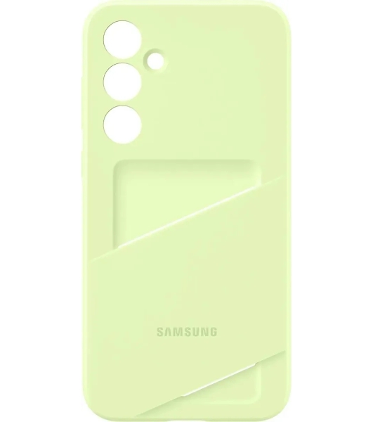 Чехол (клип-кейс) Samsung для Samsung Galaxy A35 Card Slot Case A35 лайм (EF-OA356TMEGRU)