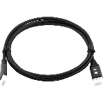 Кабель аудио-видео Cactus CS-DP-DP-1.4-2 DisplayPort (m)/DisplayPort (m) 2м. позолоч.конт. черный, фото 1