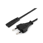 Шнур PowerCube ШВВП-АП 2*0,75 S52C7-250-2,5-1,8, черный, 1,8 м, S52 - C7, 2-pin, фото2