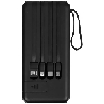 Портативный аккумулятор Tecno OnGO L101 10000mAh 12W 2.4A 2xUSB-A/USB-C черный, фото5