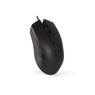 Мышь проводная A4Tech OP-760 черный, 1200 dpi, USB, кнопки - 3
