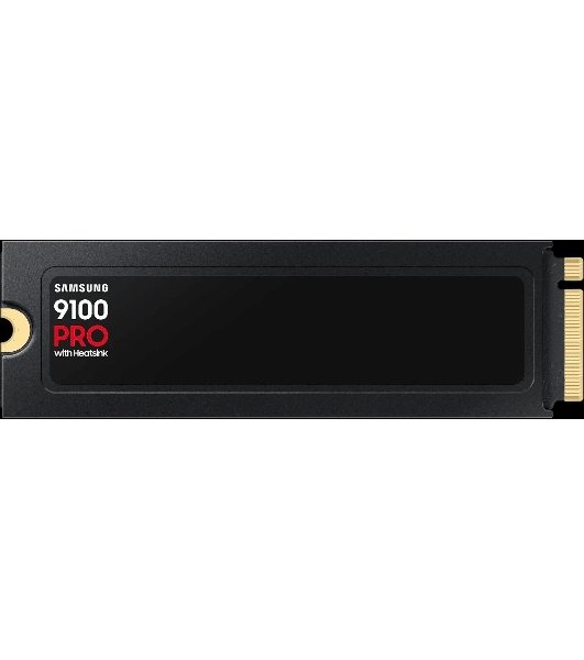 Накопитель SSD 1Tb Samsung 9100 PRO, M.2, PCI-E 5.0 x4, TLC 3D NAND R/W - 14800/13400 Mb/s с радиатором