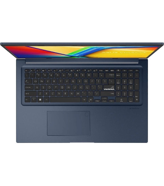 Ноутбук Asus Vivobook 17 X1704VA-AU982 Core 5 120U 16Gb SSD512Gb Intel Graphics 17.3' IPS FHD (1920x1080) без ОС blue WiFi BT Cam (90NB13X2-M00ML0)