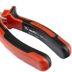 Длинногубцы Matrix NICKEL 17168 200 мм, прямые никелированные, двухкомпонентные рукоятки, фото3